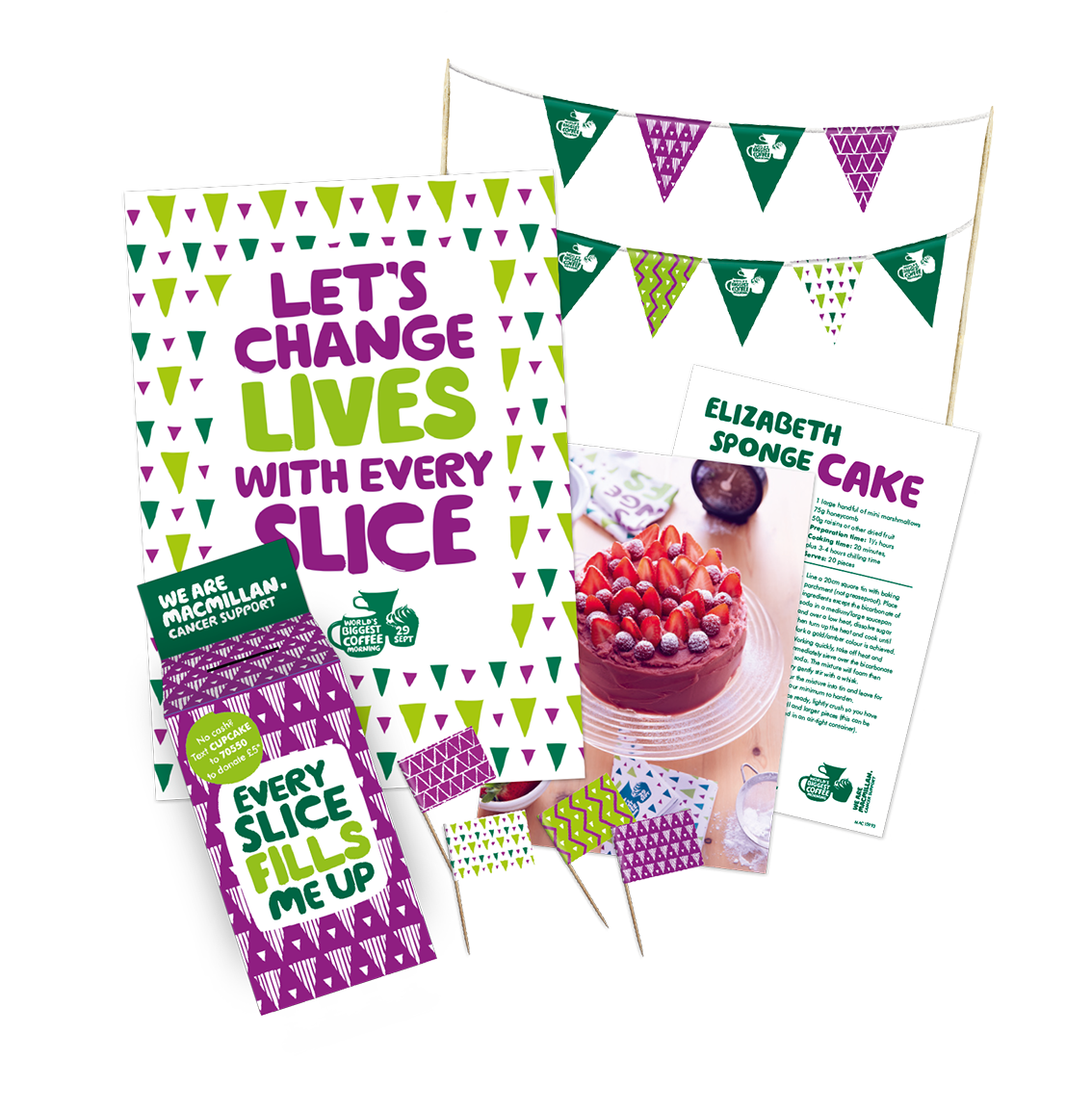 Macmillan Coffee Morning Change lives with every slice National
